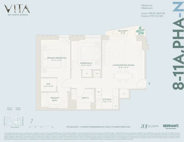 $2,150,000 | 499 9th Avenue, Unit 8AN | Hudson Yards