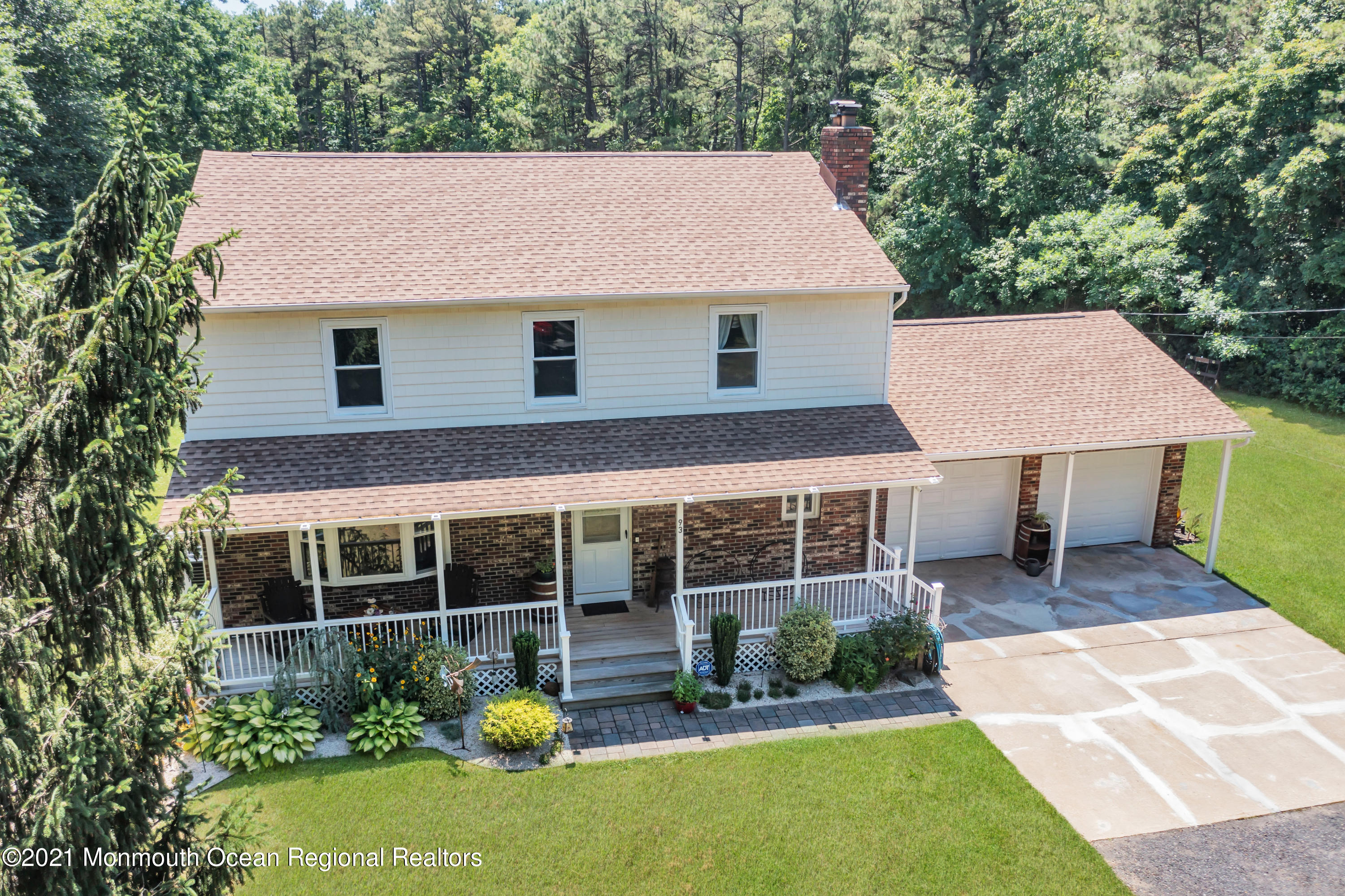 93 Jackson Mills Road Jackson, NJ 08527 - Photo 3 of 39 a aerial view of a house with swimming pool next to a yard