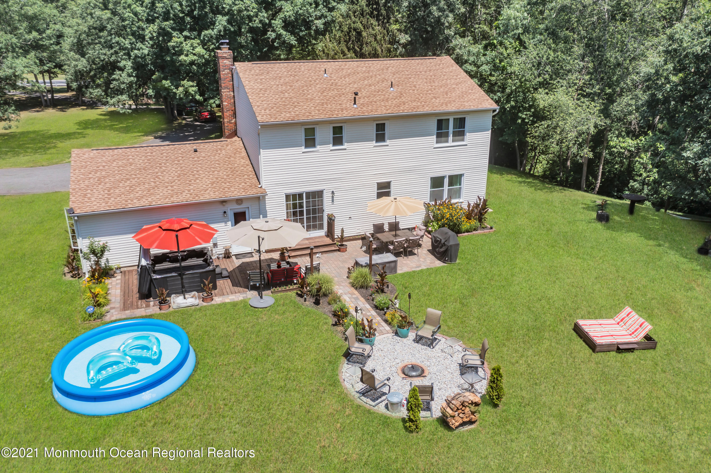 93 Jackson Mills Road Jackson, NJ 08527 - Photo 4 of 39 an aerial view of a house with garden