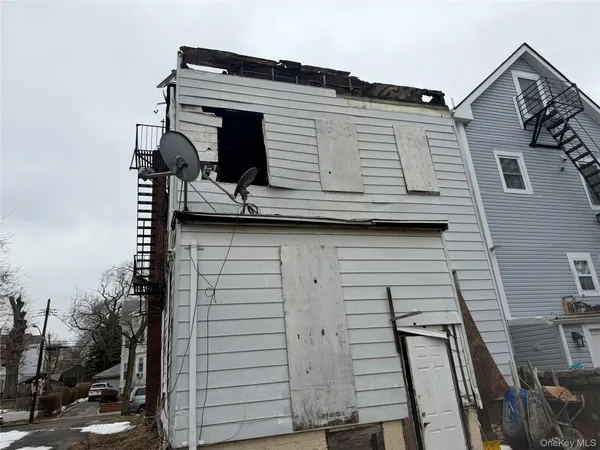 a view of a house with a door