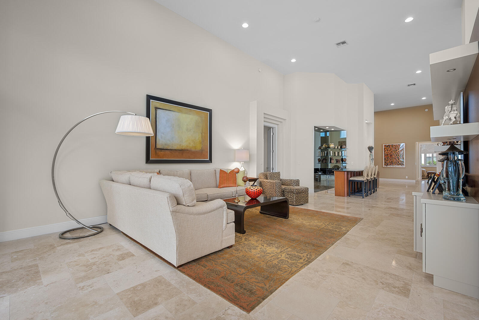17051 Grand Bay Drive Boca Raton, FL 33496 - Photo 70 of 91 a living room with furniture and floor to ceiling window