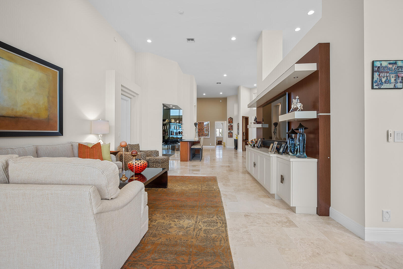 17051 Grand Bay Drive Boca Raton, FL 33496 - Photo 71 of 91 a living room with furniture and a flat screen tv