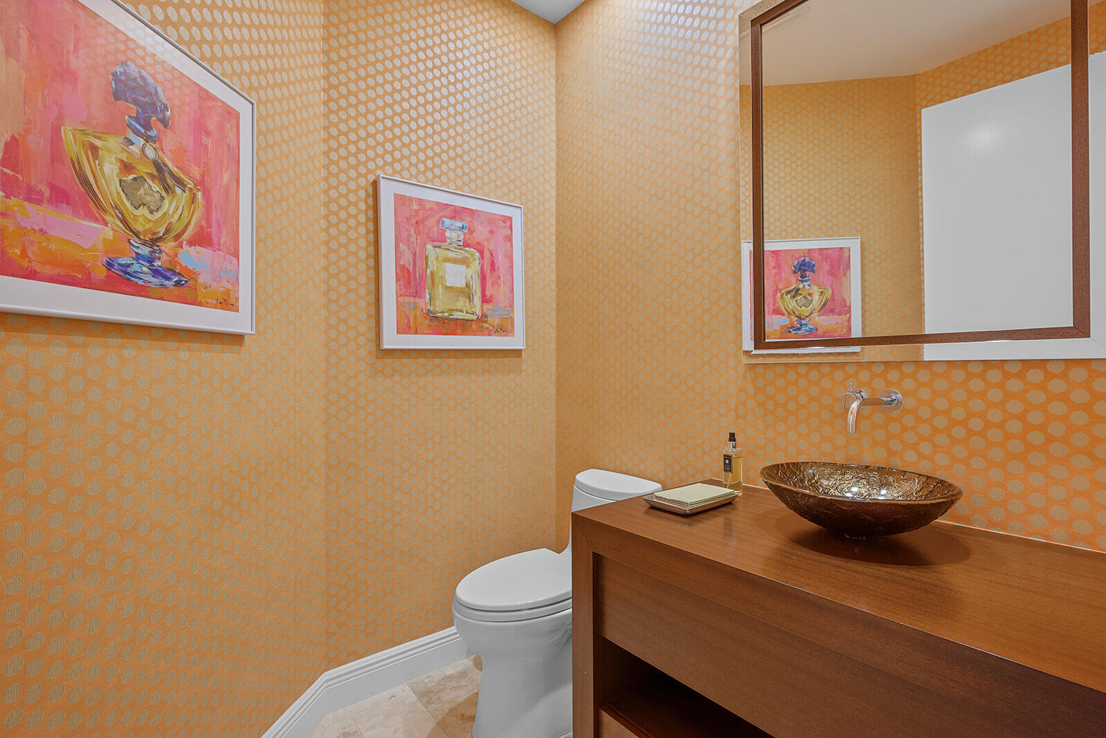 17051 Grand Bay Drive Boca Raton, FL 33496 - Photo 82 of 91 a bathroom with a granite countertop sink and a toilet