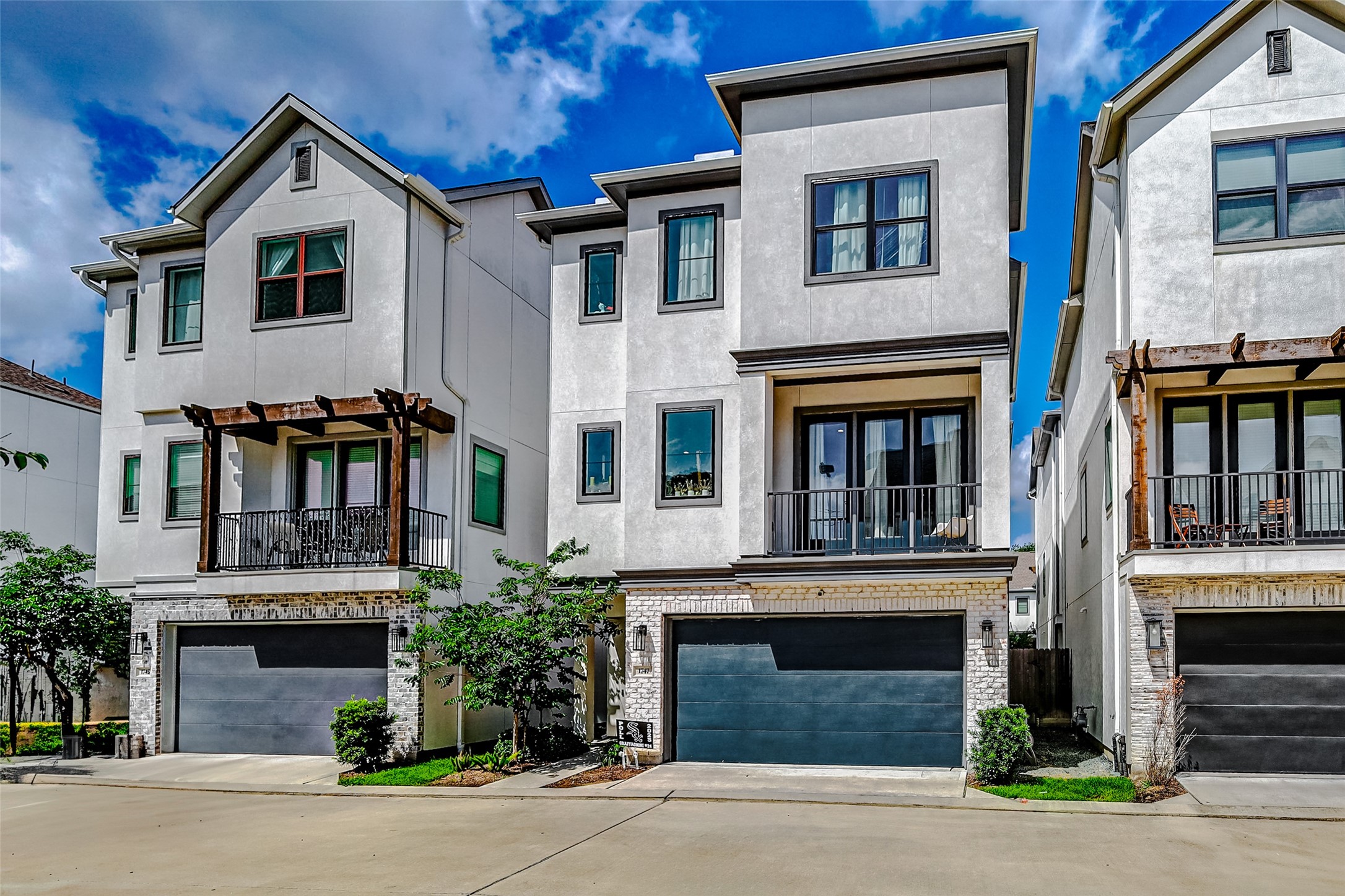 a front view of a house with yard