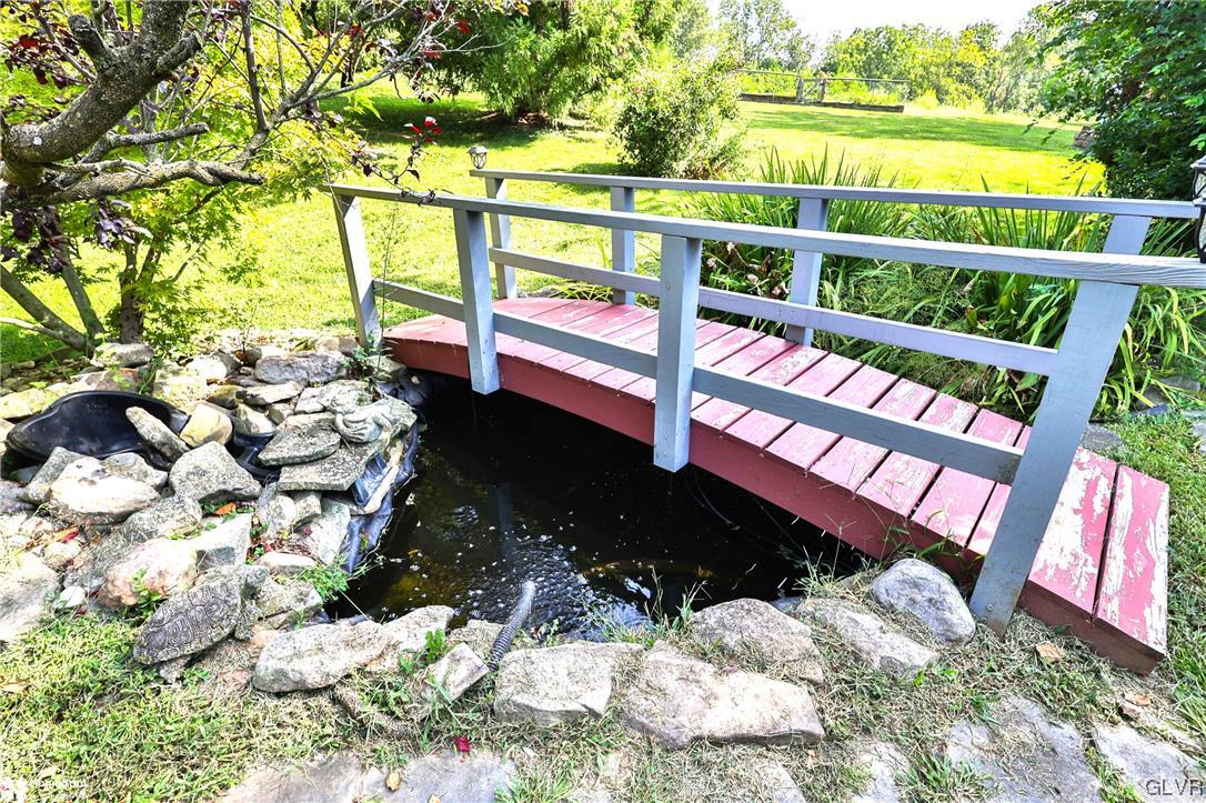 7197 Borman Road New Tripoli, PA 18066 - Photo 24 of 30 a view of a balcony with wooden floor