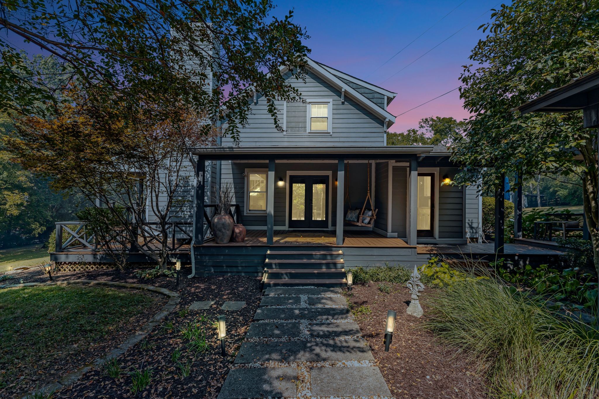 1358 Hunter Road Franklin, TN 37064 - Photo 46 of 47 a front view of a house with garden