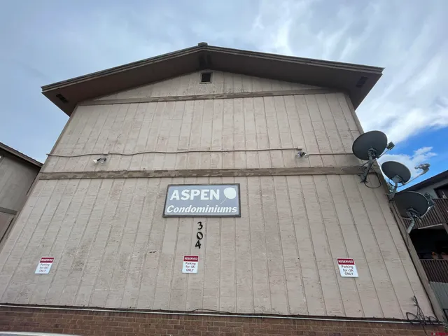 a view of front door of house