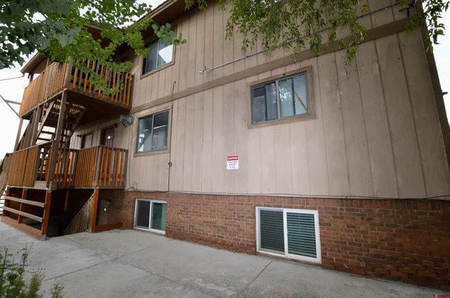 a view of front door of house