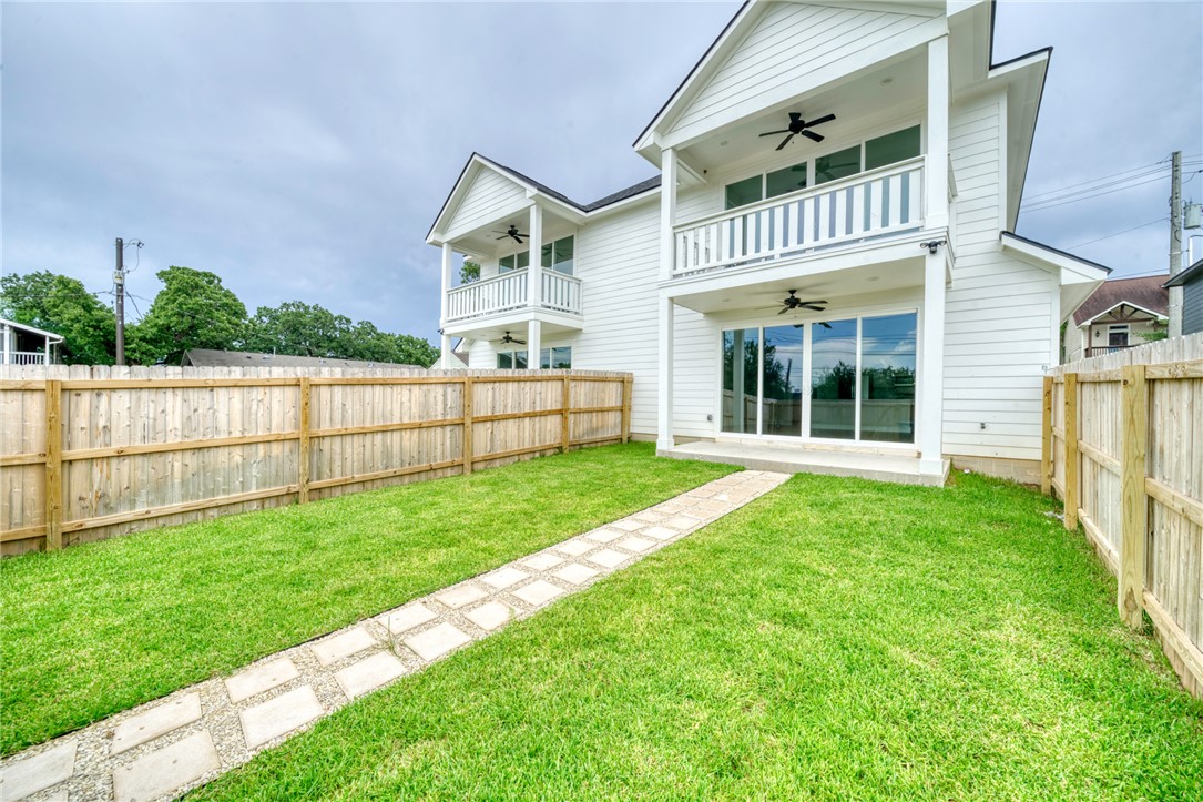 307 Cooner Street, Unit A College Station, TX 77840 - Photo 3 of 35 a view of an house with backyard and porch