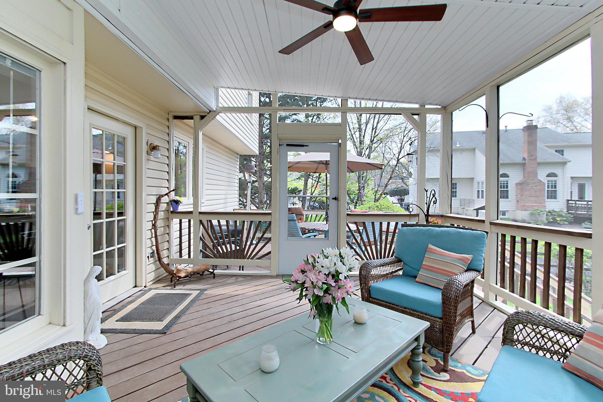 6306 Lee Forest Path Centreville, VA 20120 - Photo 43 of 49 a balcony with furniture and wooden floor