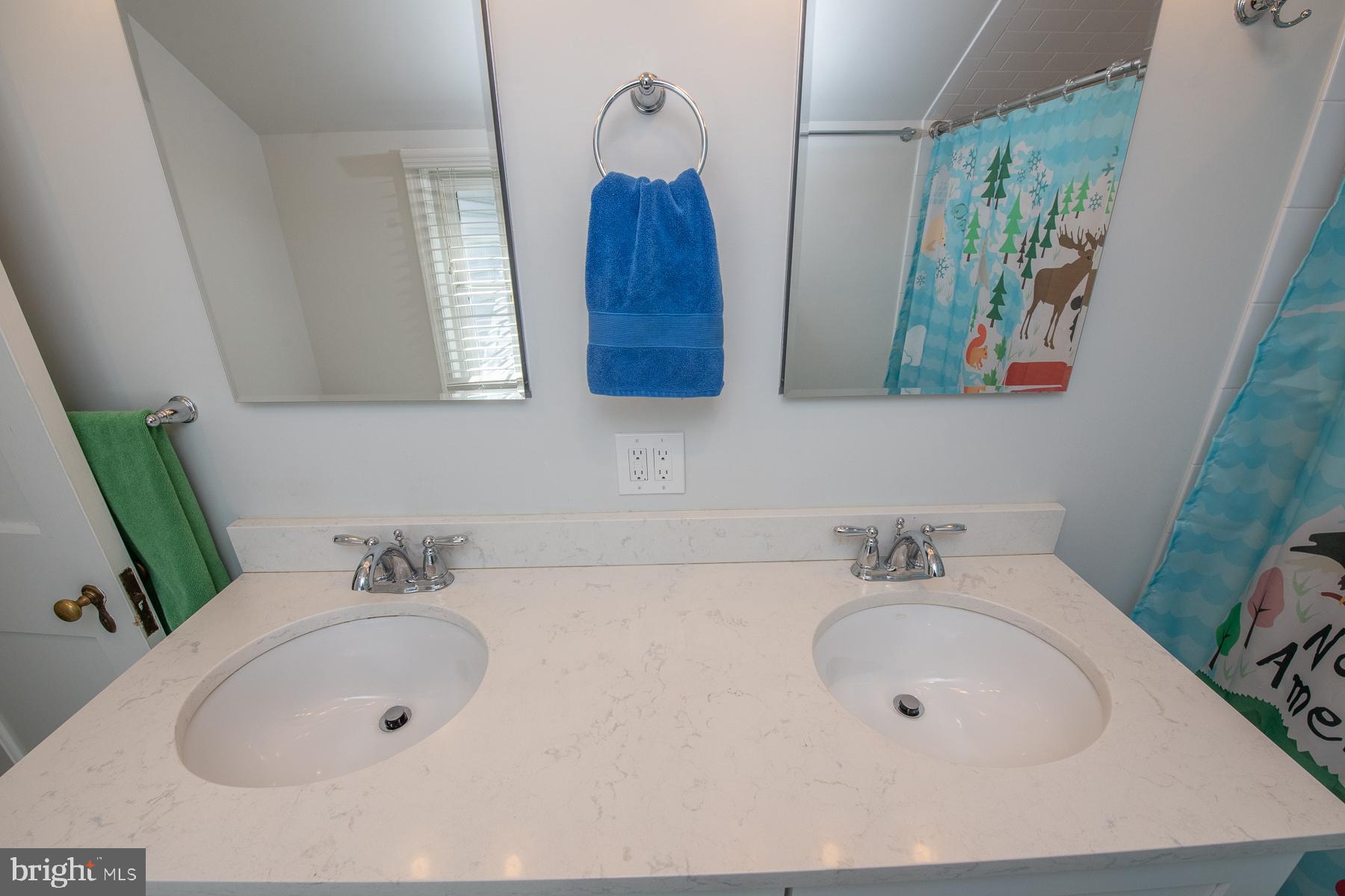 129 Henley Road Wynnewood, PA 19096 - Photo 36 of 43 New Hall Bathroom Double Vanity