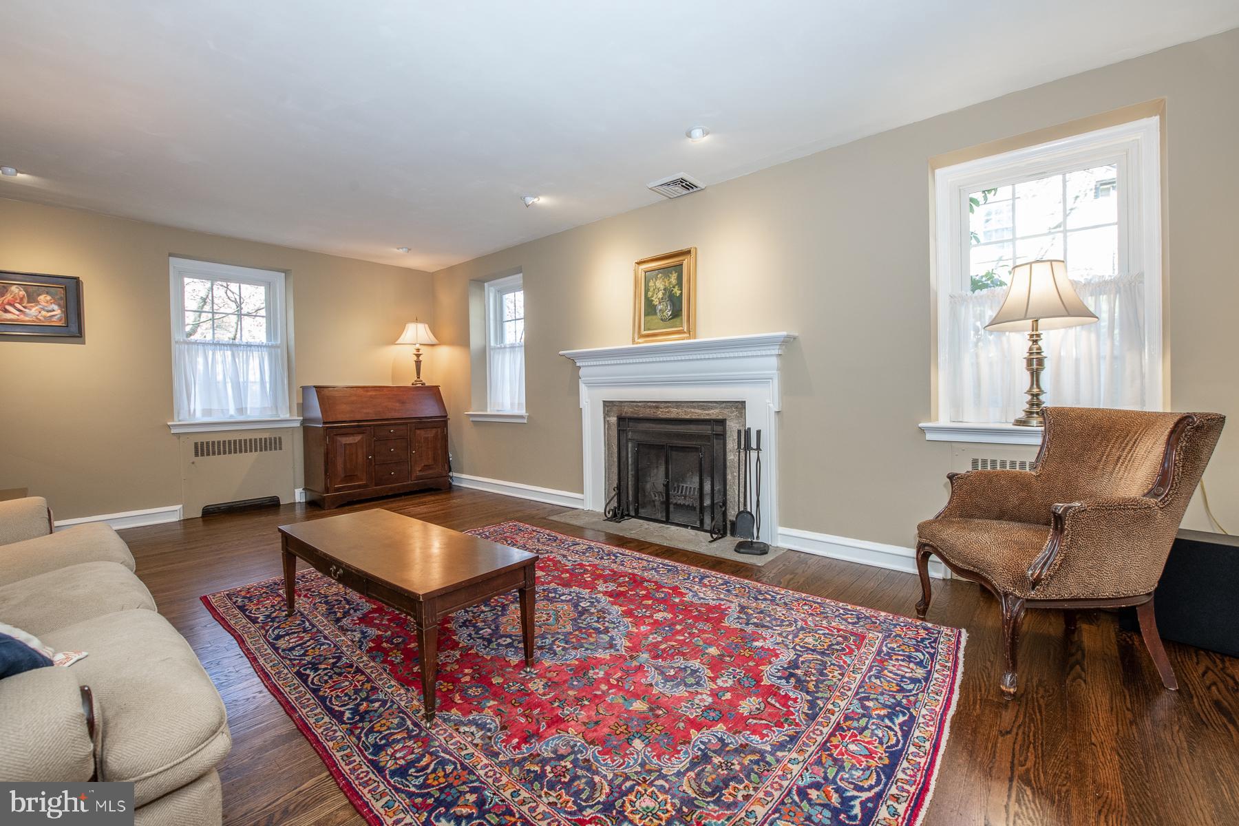 129 Henley Road Wynnewood, PA 19096 - Photo 8 of 43 Lovely, large fireside Living Room