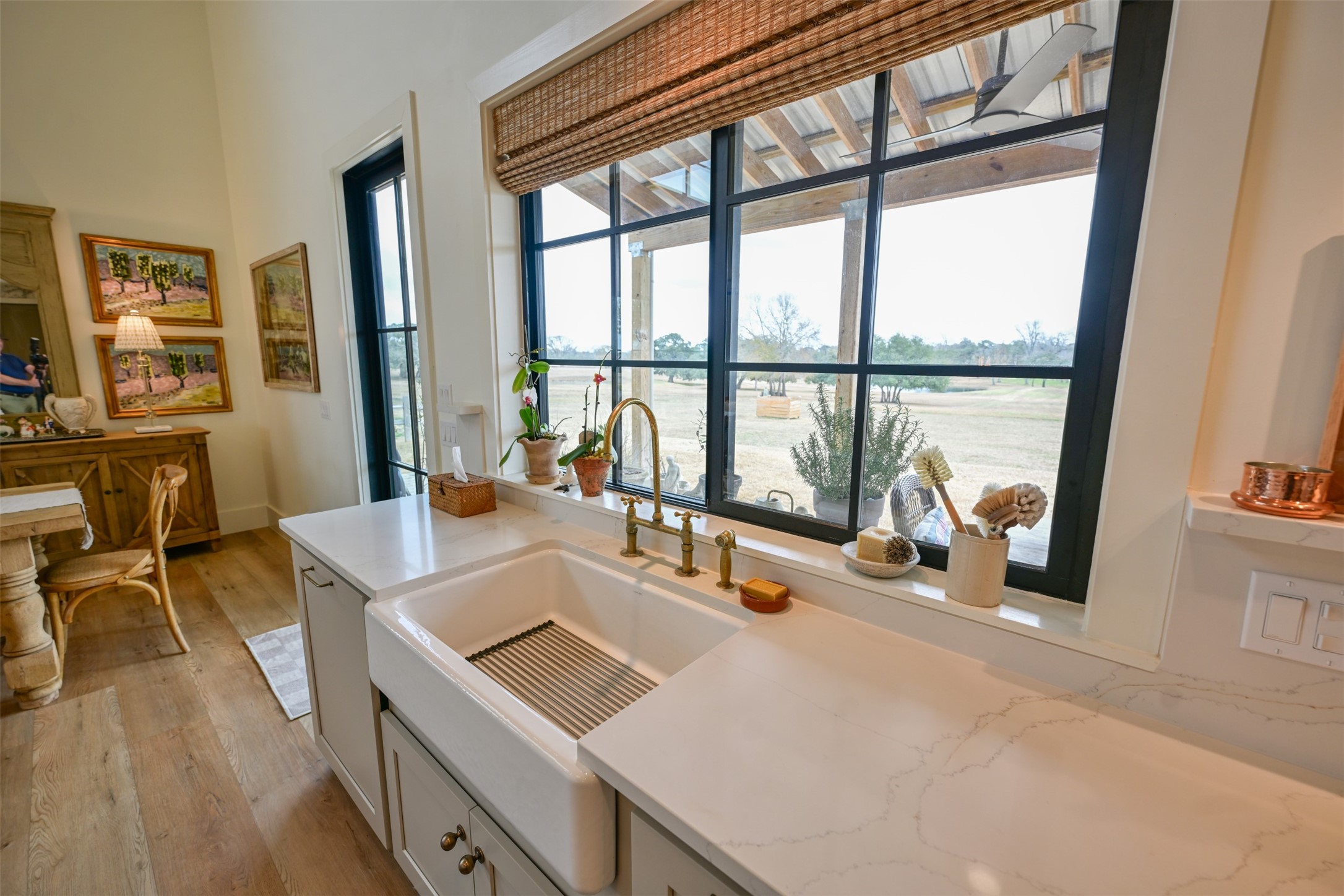 3748 Fm 1457 Round Top, TX 78954 - Photo 17 of 48 a room with a large window and a view of living room