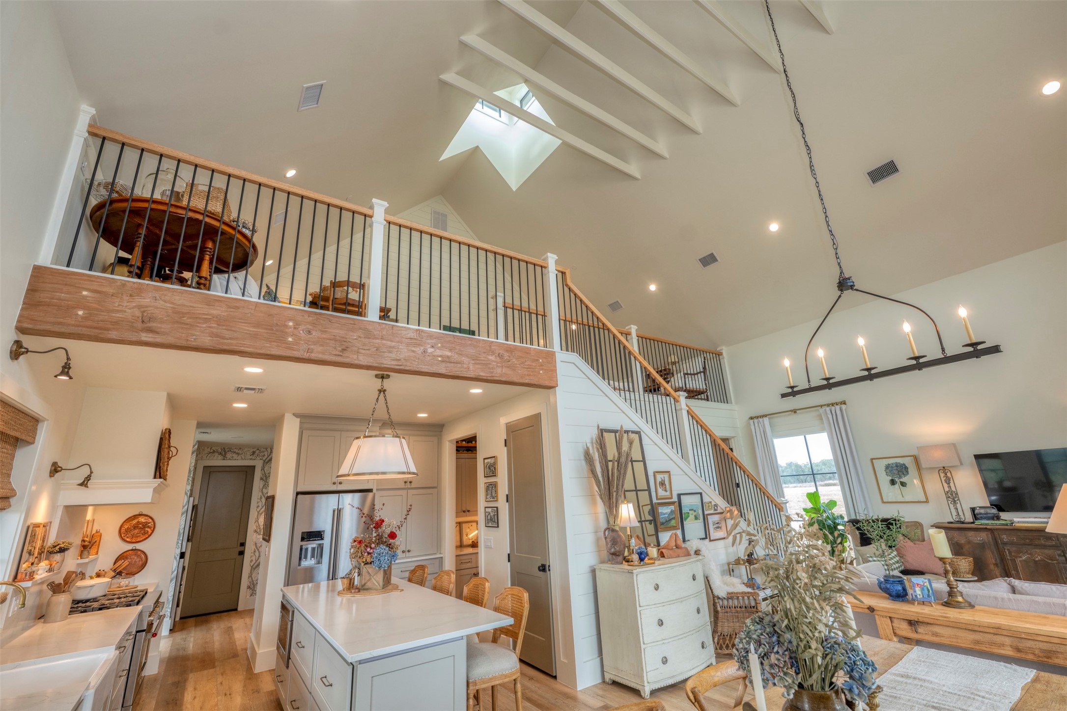 3748 Fm 1457 Round Top, TX 78954 - Photo 26 of 48 a view of a living room and dining room
