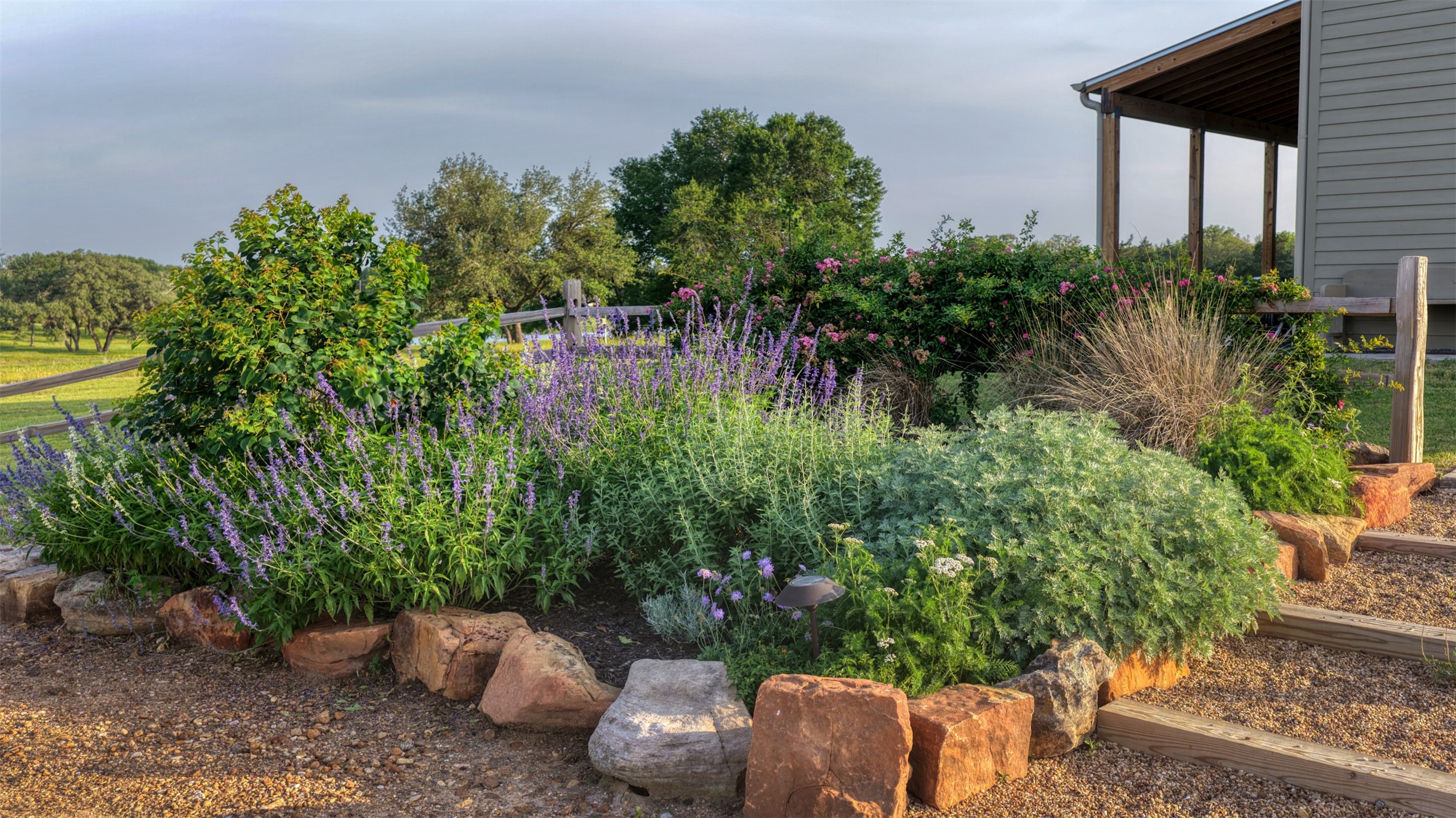 3748 Fm 1457 Round Top, TX 78954 - Photo 7 of 48 a backyard of a house with outdoor seating and green space