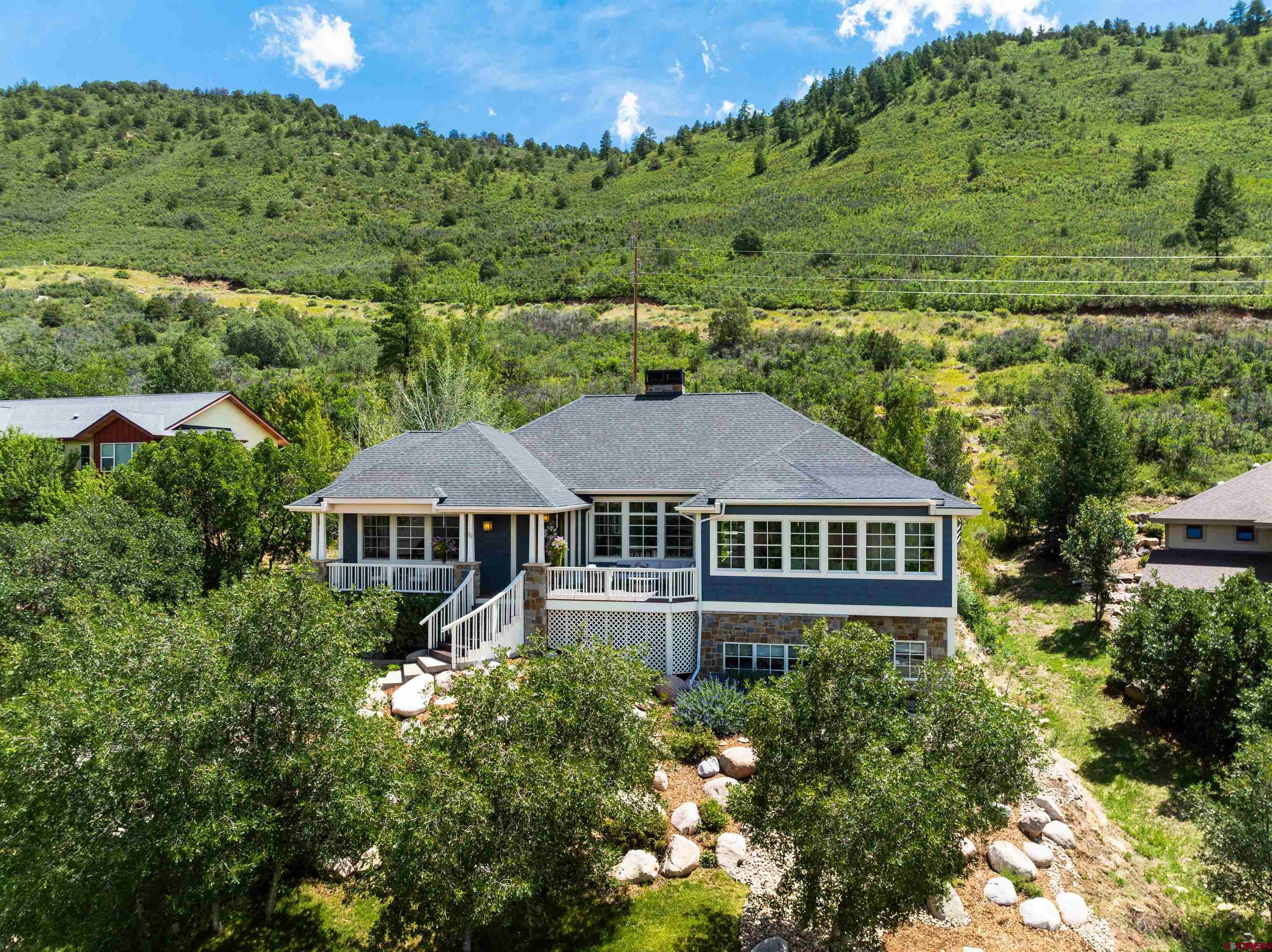 22 Kennebec Drive Durango, CO 81301 - Photo 28 of 34 an aerial view of a house