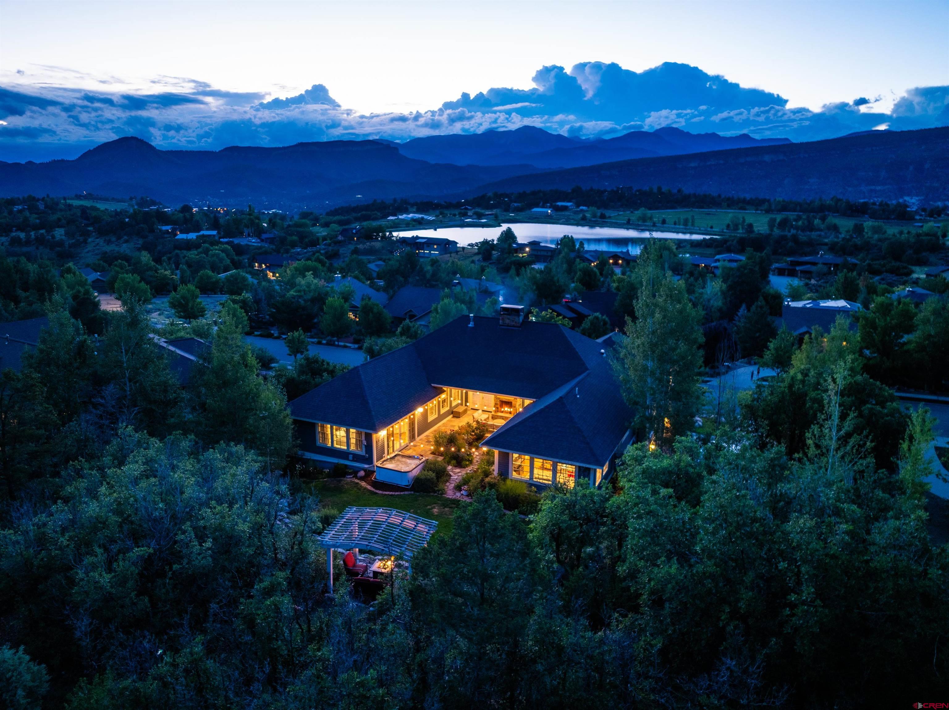 22 Kennebec Drive Durango, CO 81301 - Photo 34 of 34 a view of a houses with a lake view
