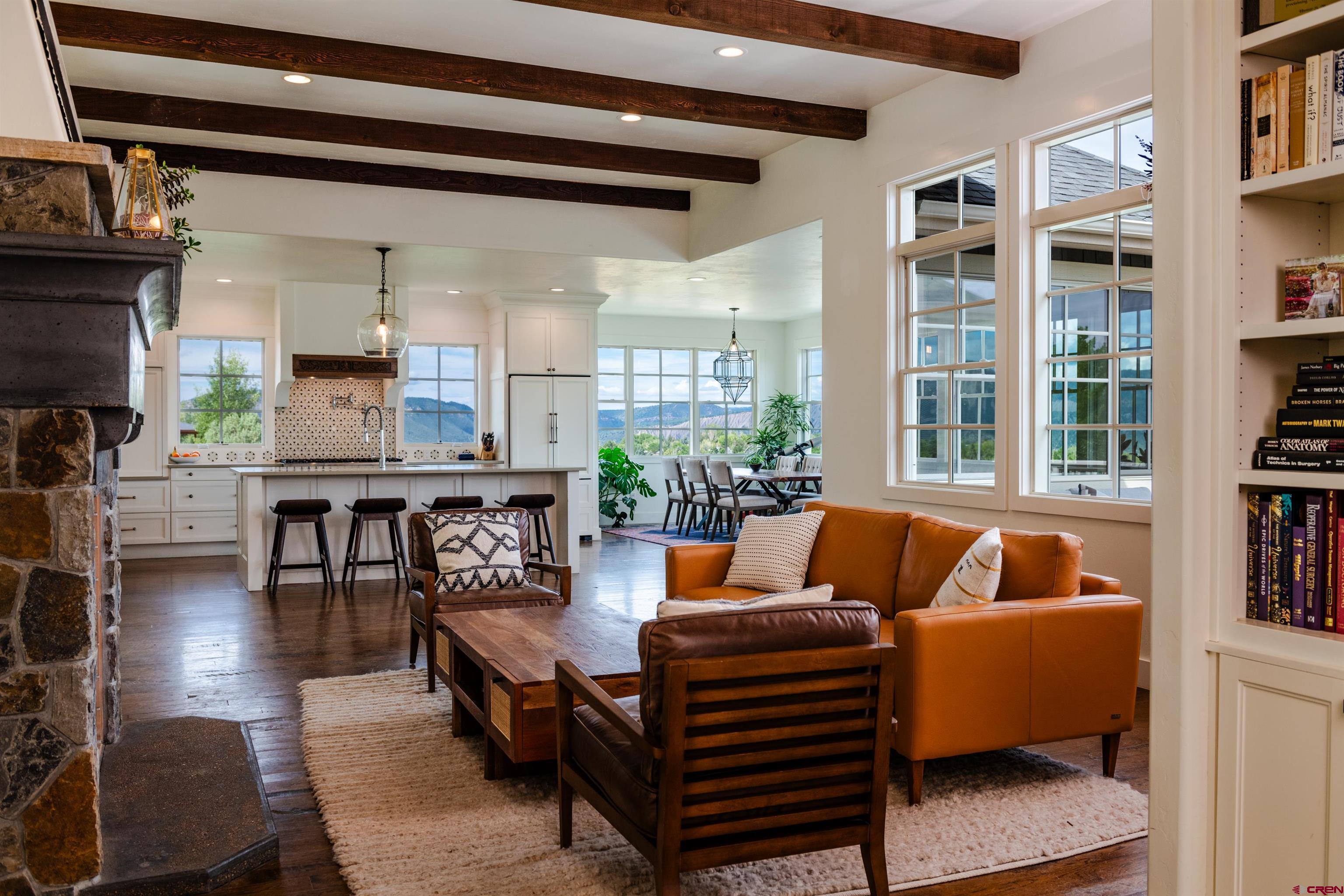 22 Kennebec Drive Durango, CO 81301 - Photo 10 of 34 a reading room with furniture and a book shelf