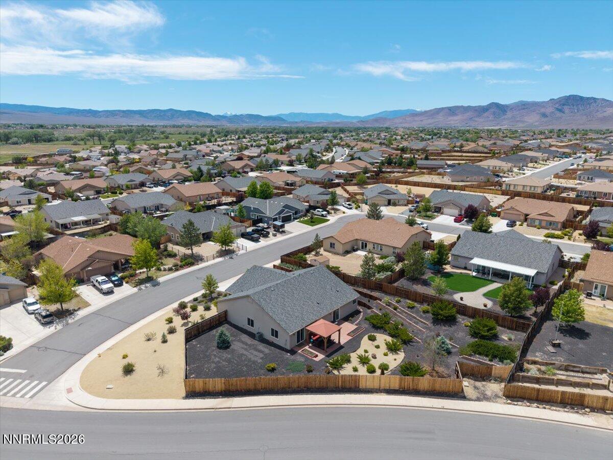 104 Bethpage Road Dayton, NV 89403 - Photo 53 of 65 an aerial view of a residential houses and city view