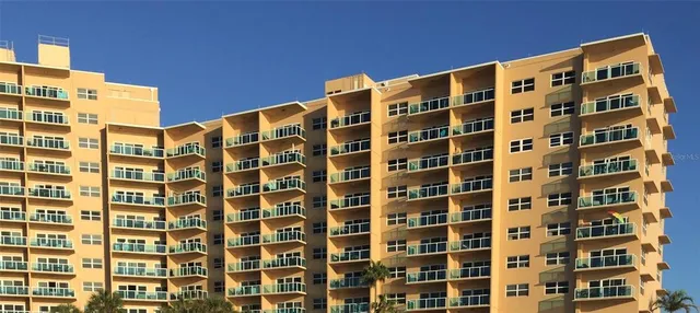 a front view of a building