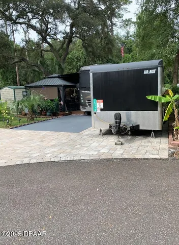 a view of outdoor space deck and garden