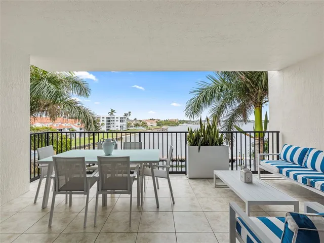 a view of a two chair in the patio