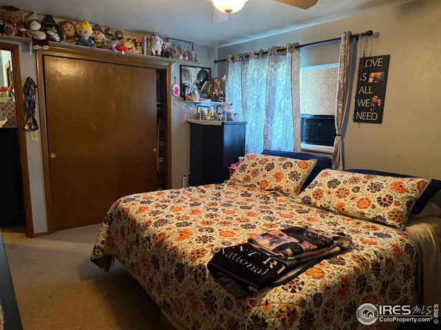 a room with furniture