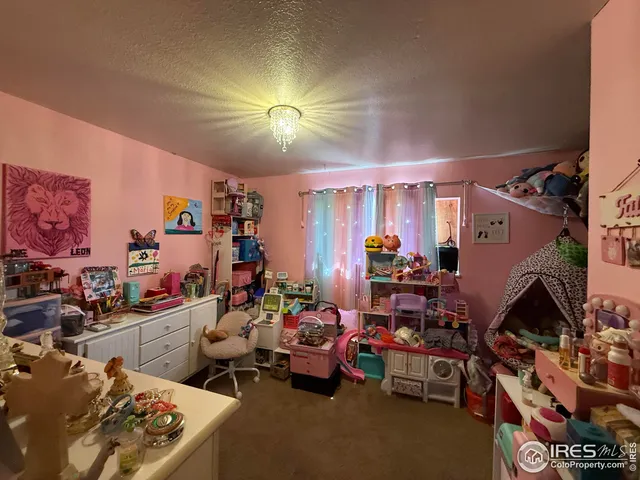 a children room with toys