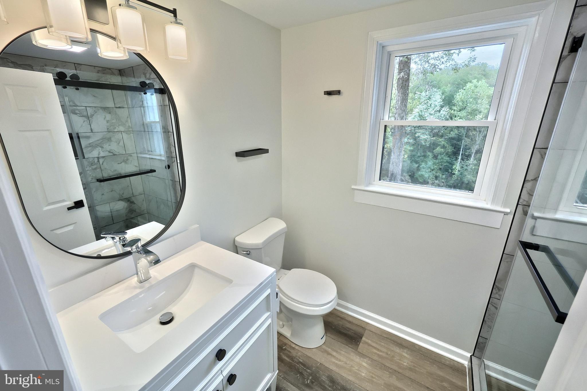 3641 River Road Conestoga, PA 17516 - Photo 32 of 61 a bathroom with a sink toilet and a mirror