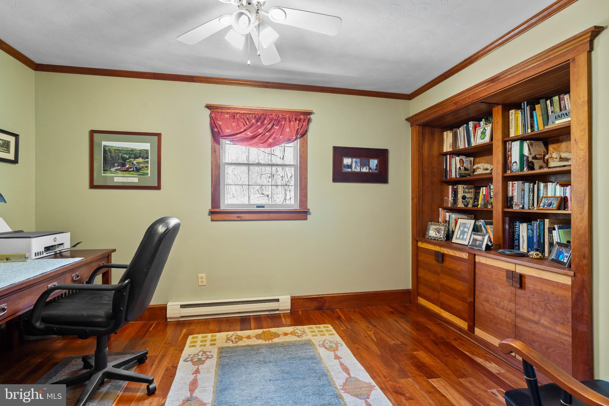 1036 Ulrich Road Julian, PA 16844 - Photo 19 of 40 Office with Cherry hardwoods