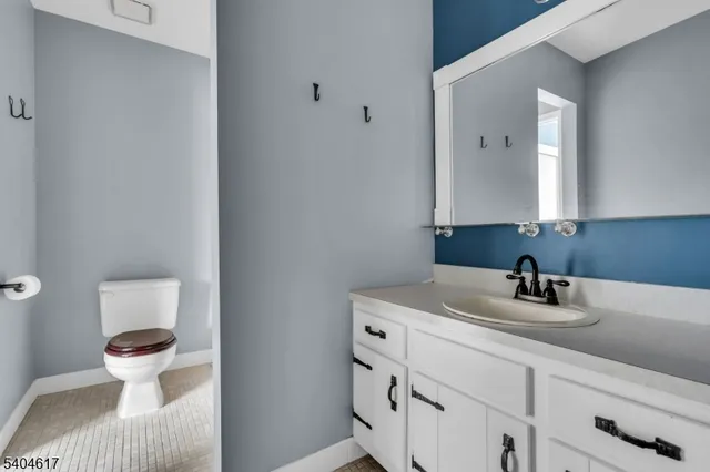 a bathroom with a sink and a toilet