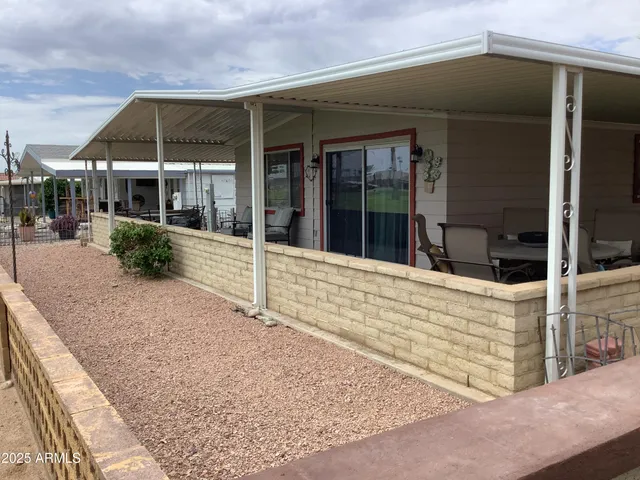 a view of a house with a porch