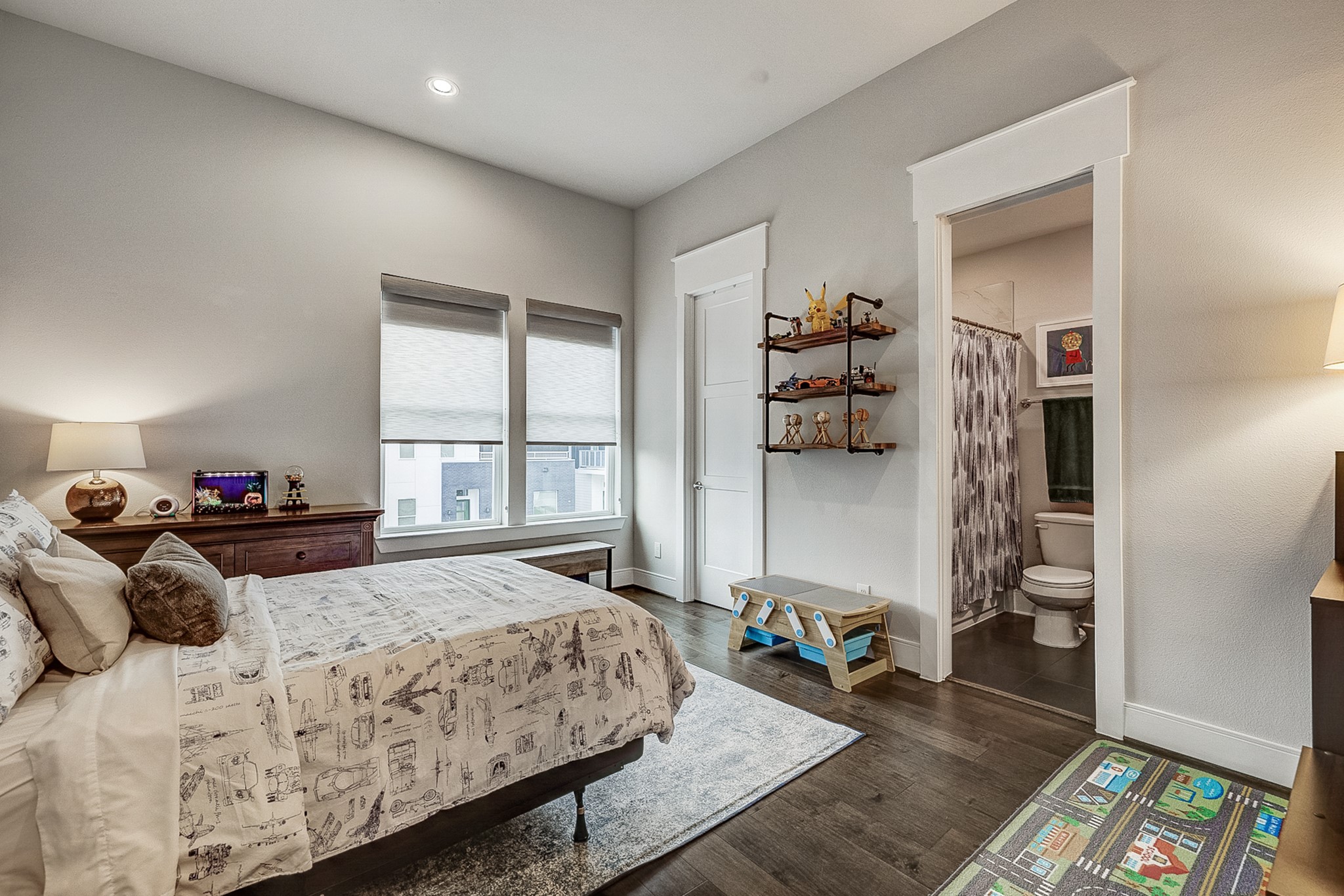 3306 Cardinal Crest Lane Houston, TX 77080 - Photo 25 of 50 a bedroom with a bed furniture and a window