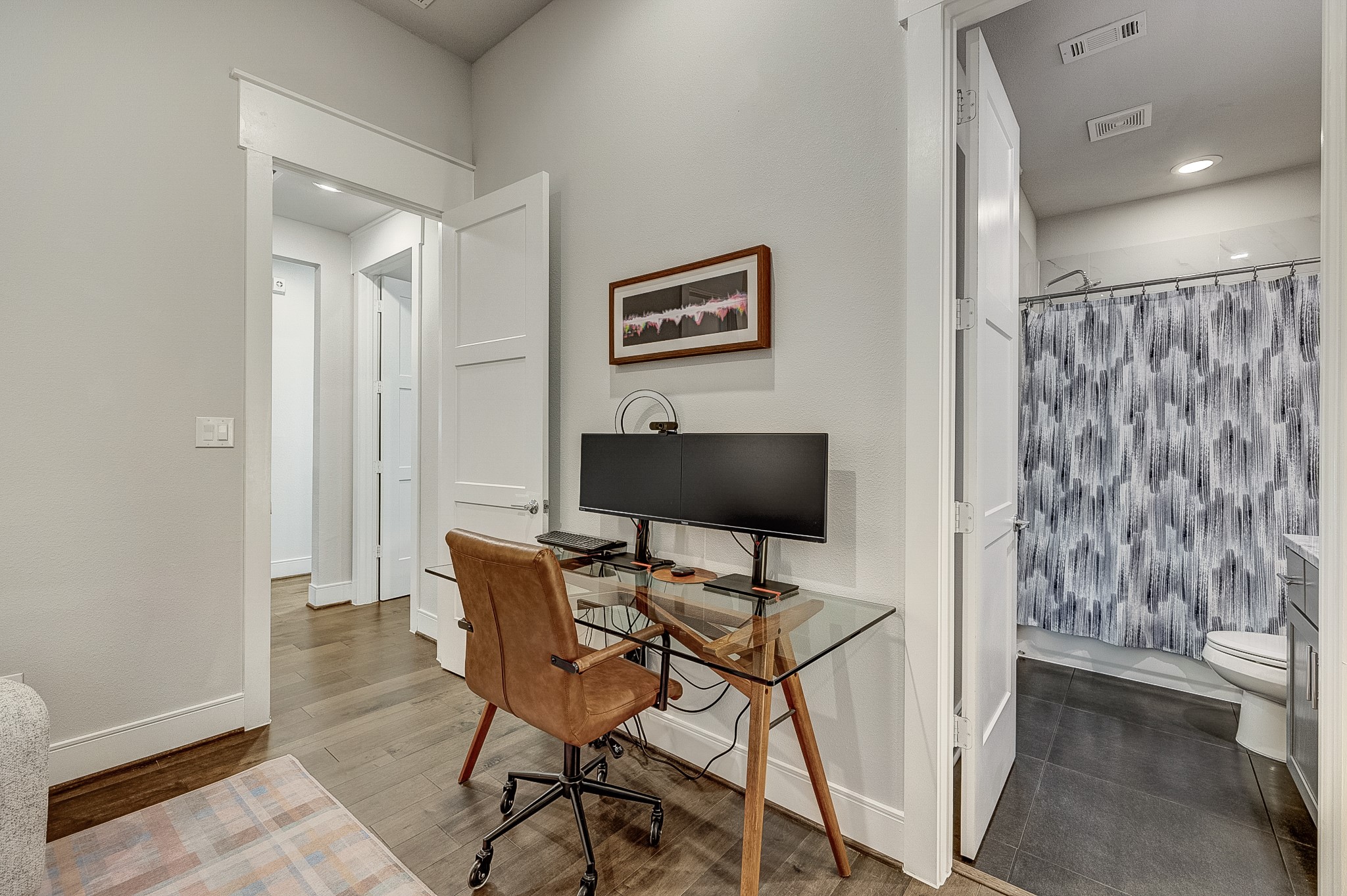 3306 Cardinal Crest Lane Houston, TX 77080 - Photo 35 of 50 a workspace with furniture and a gate