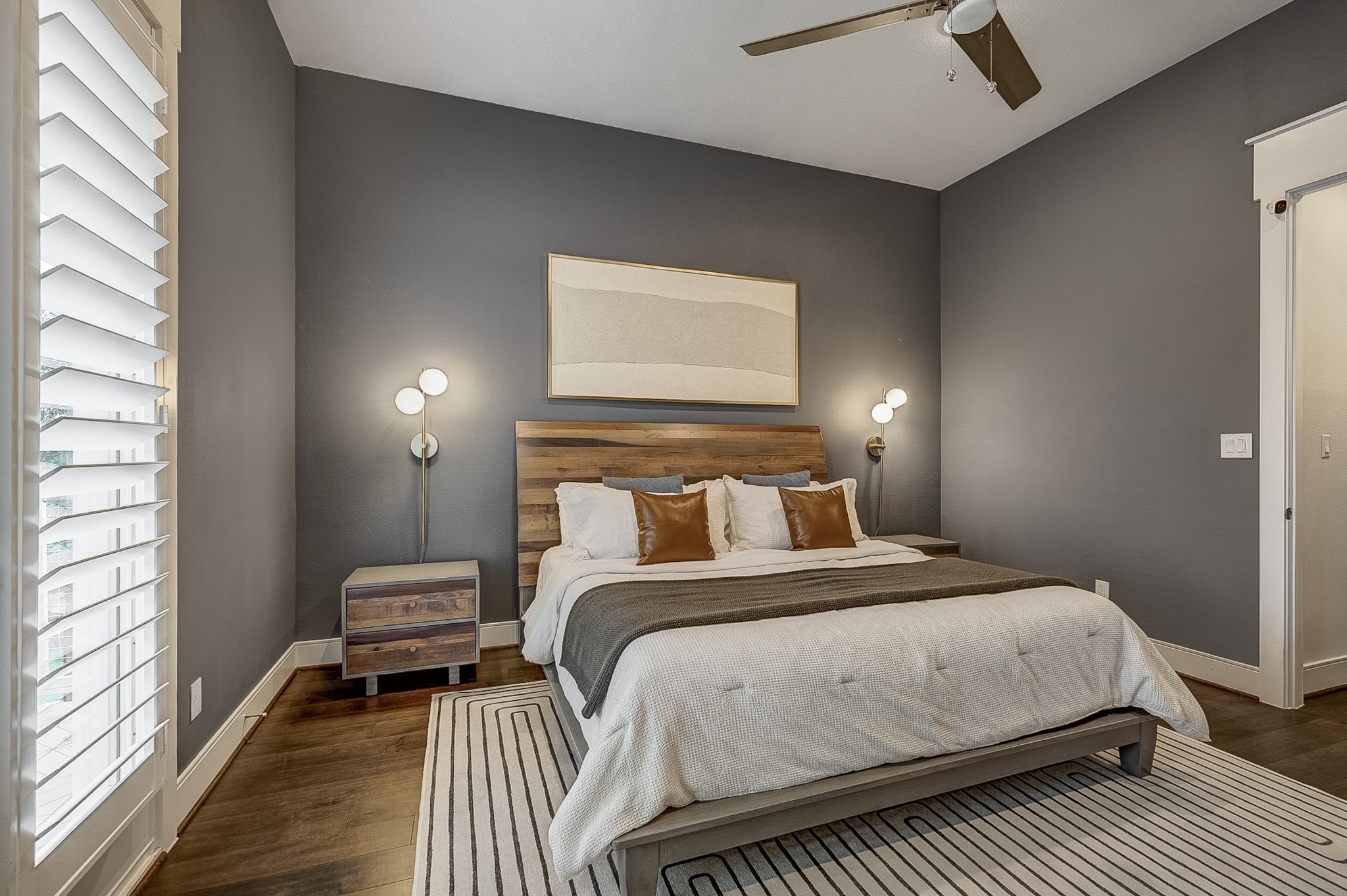 3306 Cardinal Crest Lane Houston, TX 77080 - Photo 38 of 50 a bedroom with a bed and a window