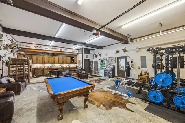 a view of a outdoor space with a patio