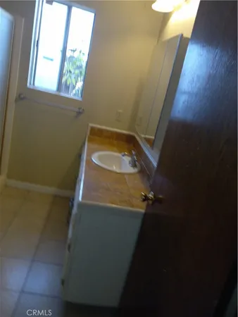 a utility room with a window