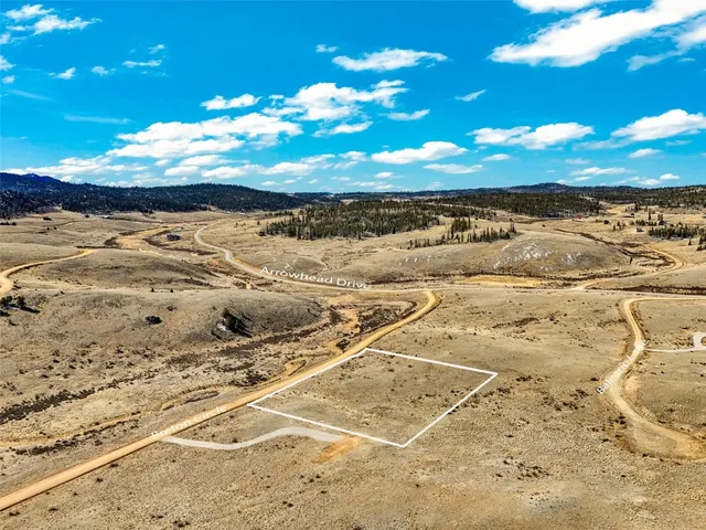 a view of a dry yard with wooden fence