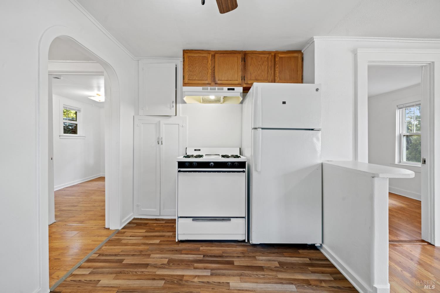 3160 Sunridge Drive Santa Rosa, CA 95404 - Photo 7 of 45 a view of kitchen with wooden floor