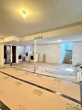 a view of a counter top kitchen