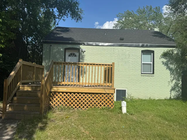 a view of a door of the house