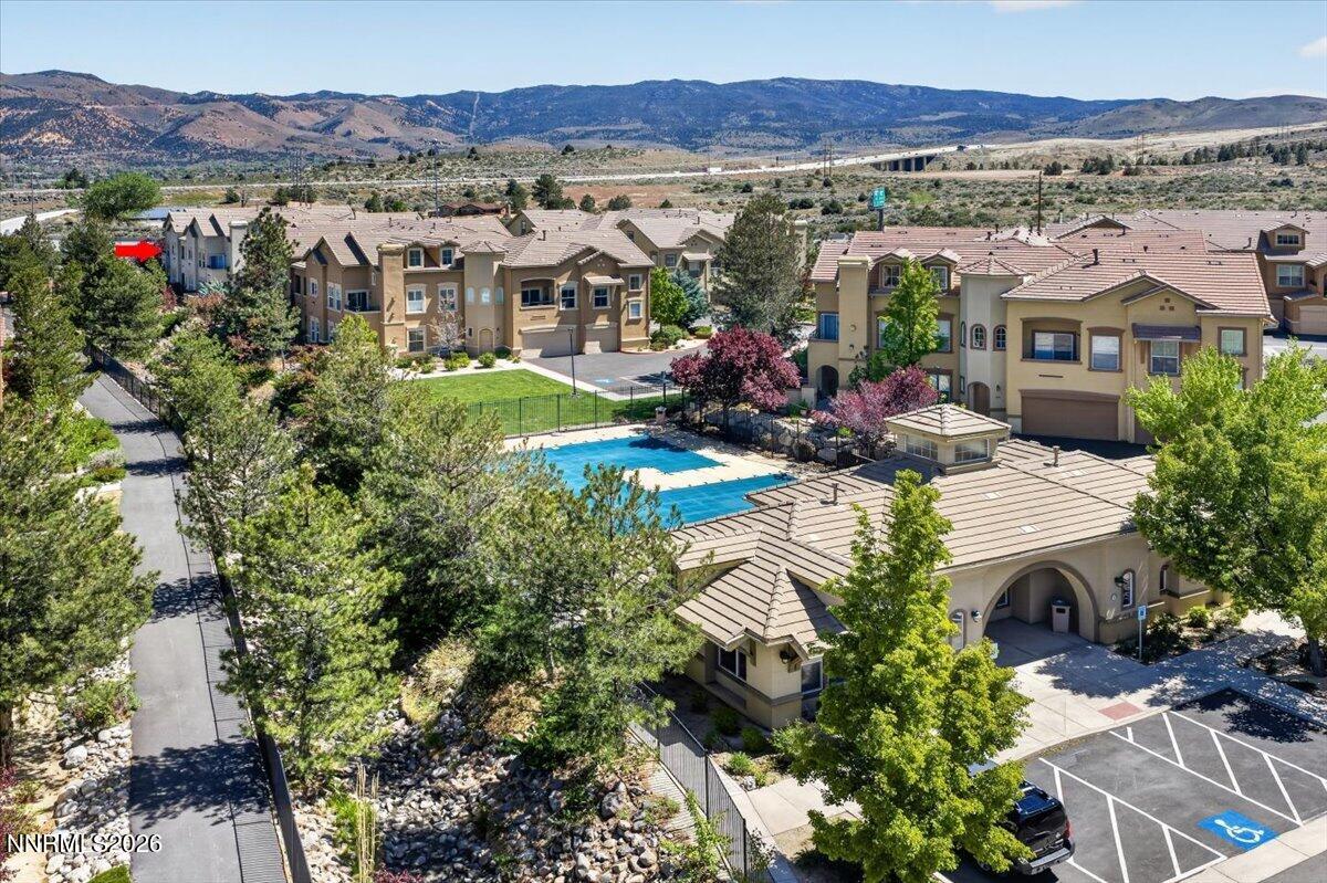 17000 Wedge Parkway, Unit 1525 Reno, NV 89511 - Photo 38 of 42 an aerial view of a house with a garden