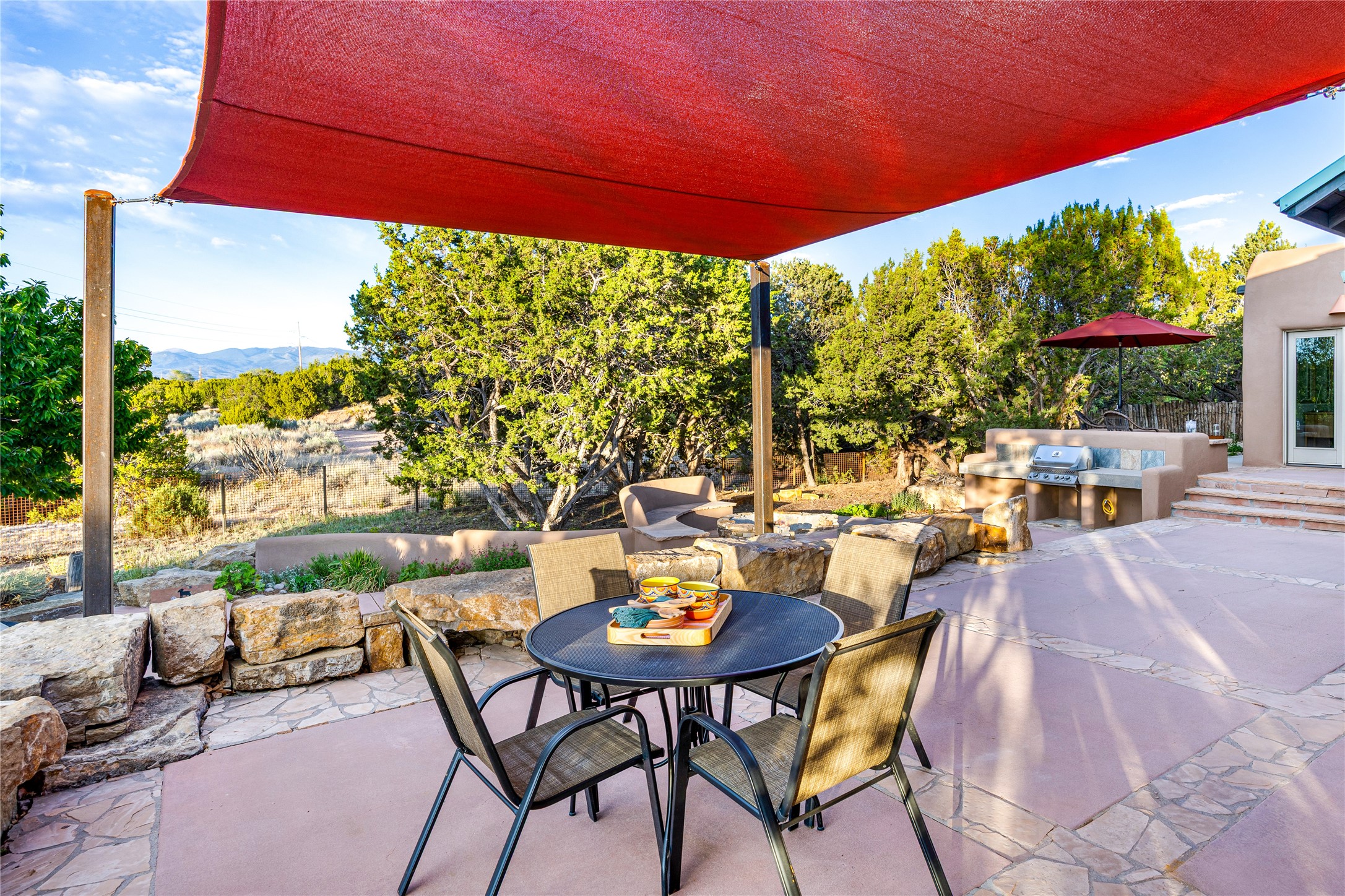 112 Coyote Ridge Trail Santa Fe, NM 87507 - Photo 45 of 54 Patio and Mountain view