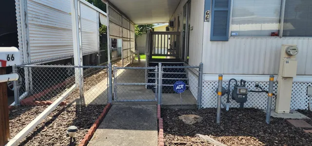 a view of a pathway of a house