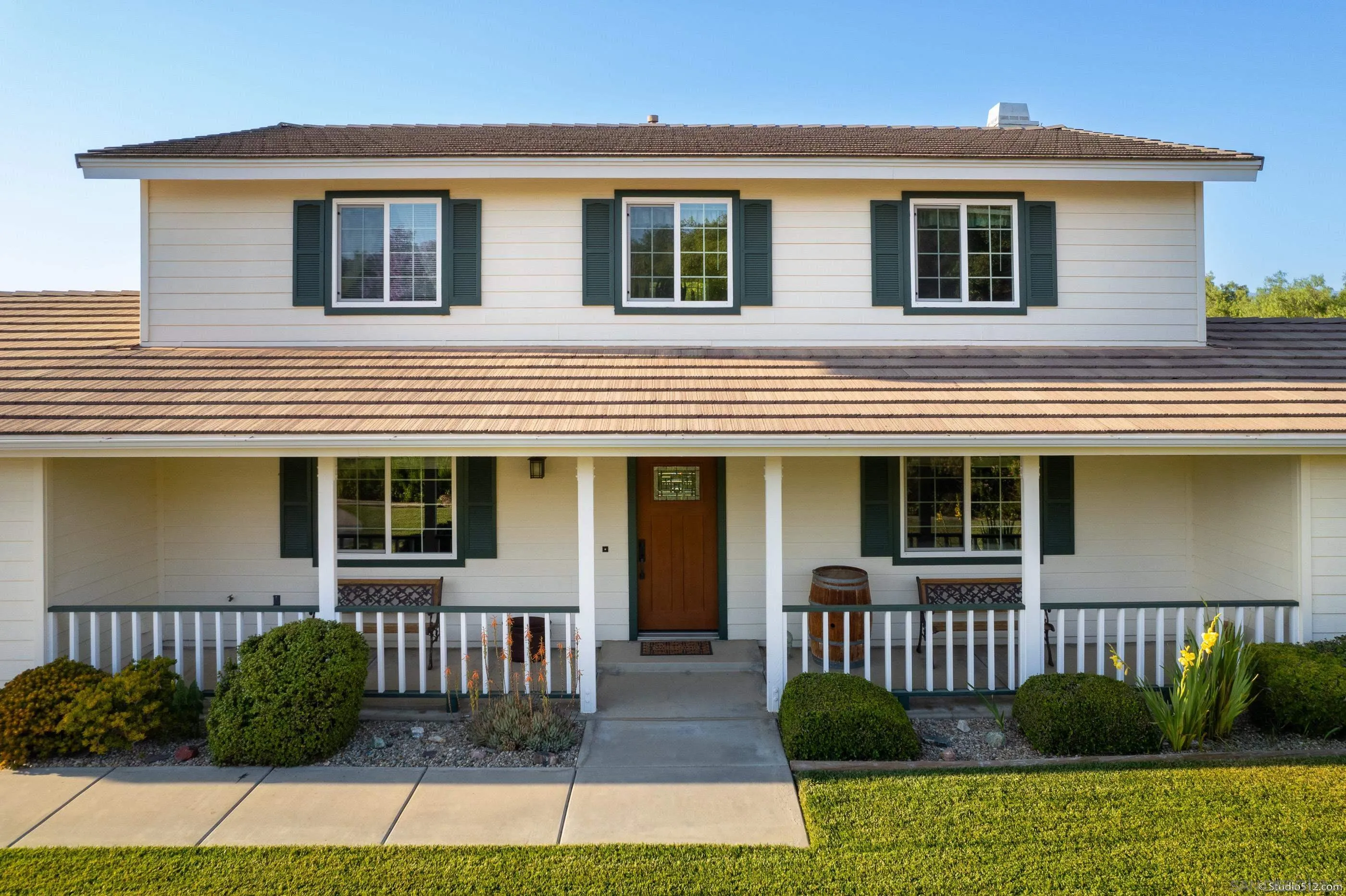 front view of a house