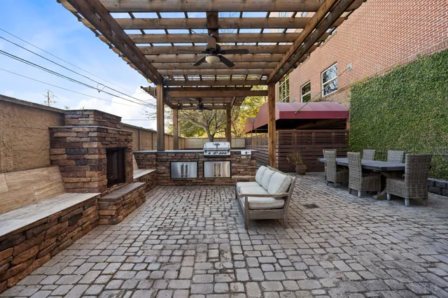 a view of outdoor space and patio
