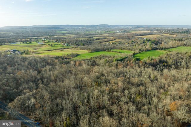 a view of an outdoor space with mountain view