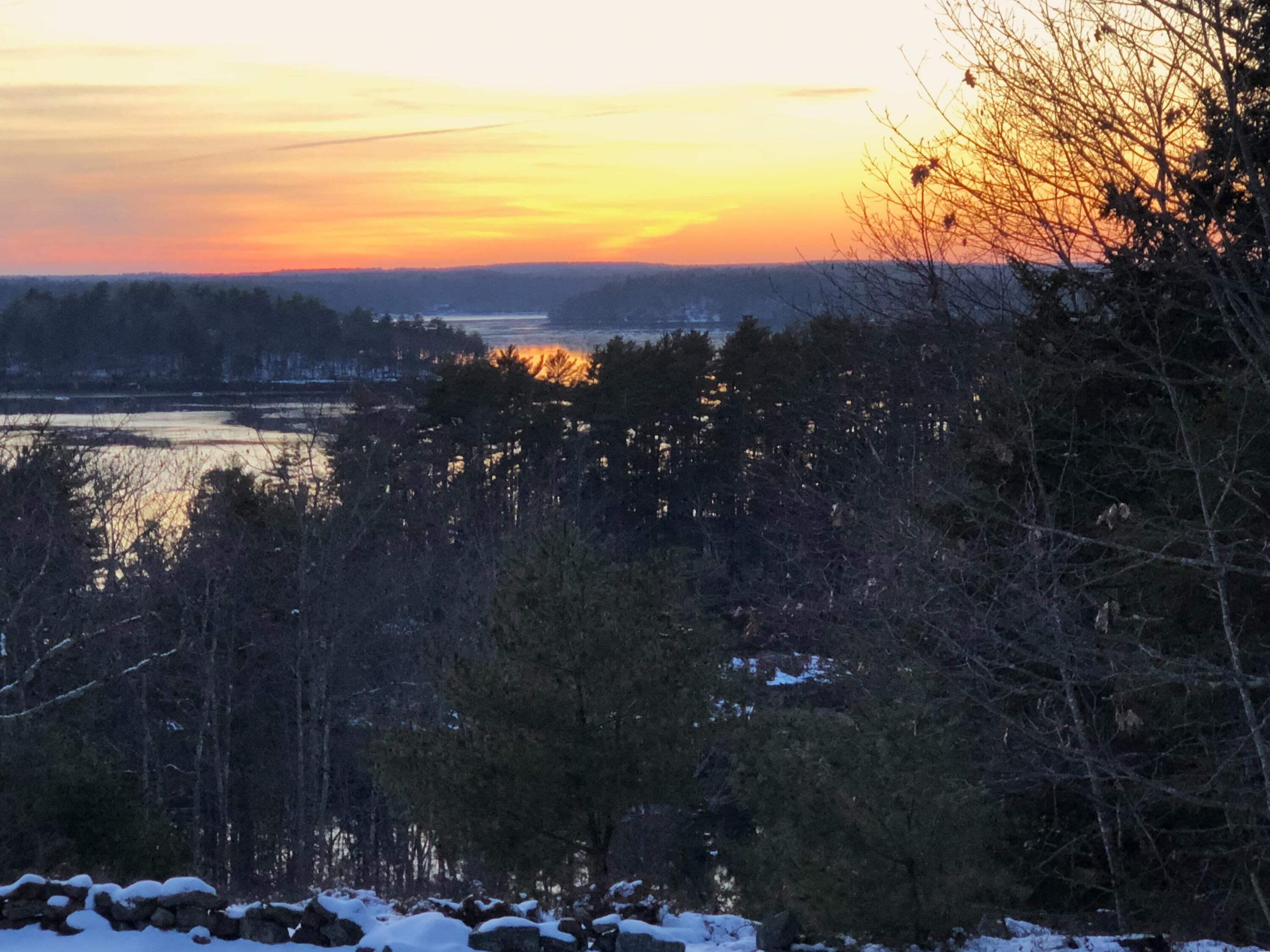 39 Plummer Road Westport Island, ME 04578 - Photo 69 of 72 Winter Sunset