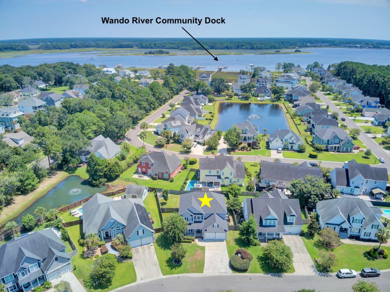 1176 Rivers Reach Drive Wando, SC 29492 - Photo 3 of 42 Aerial View of Wando River