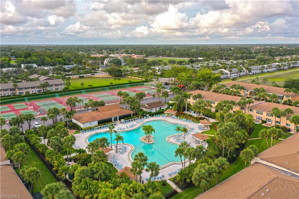 4031 Ice Castle Way, Unit 3306 Naples, FL 34112 - Photo 21 of 25 Bird's eye view of a pool area